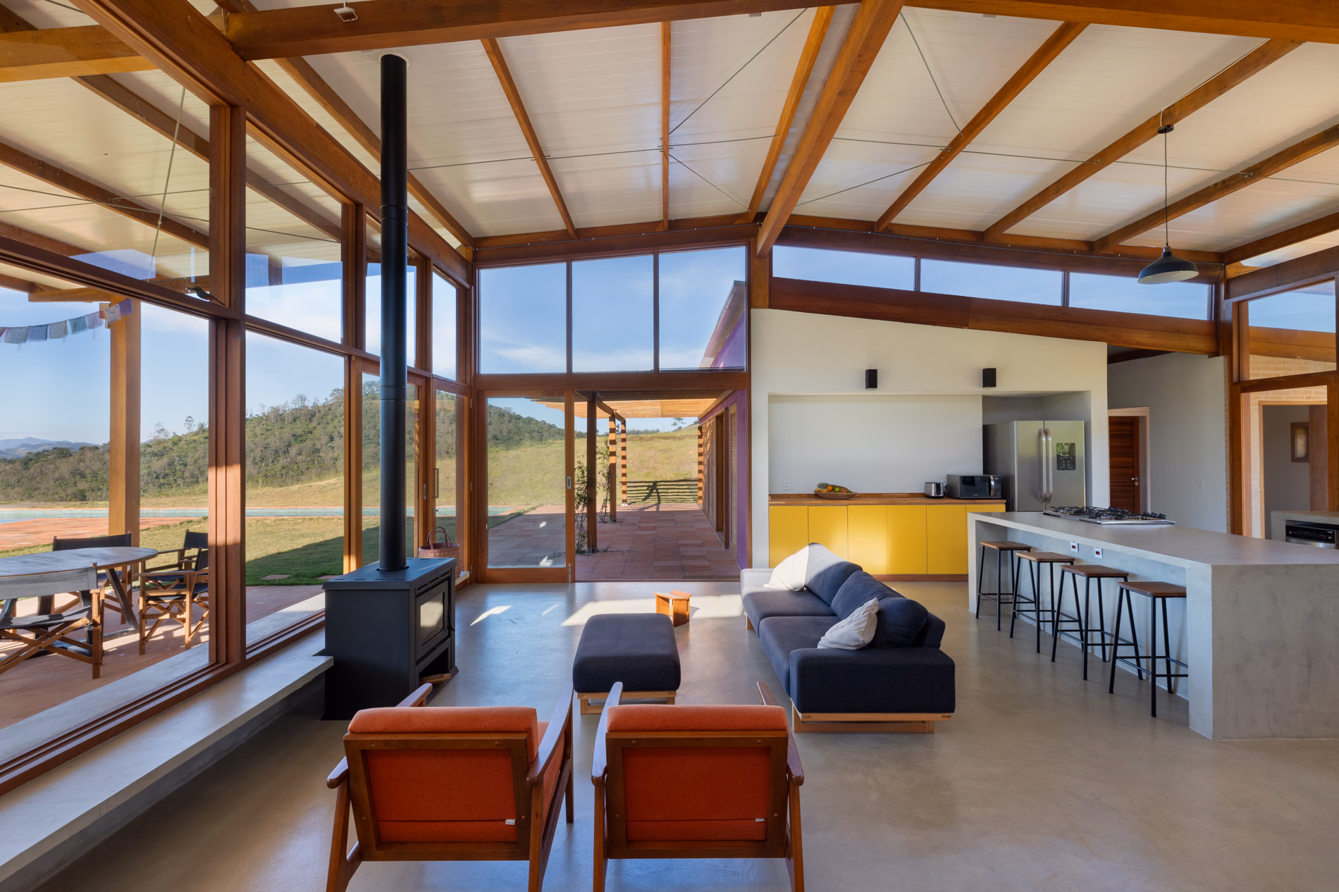 Casa São Francisco Xavier, Canoa Arquitetura. Imagem 3 da série fotografada por Julia Novoa.
